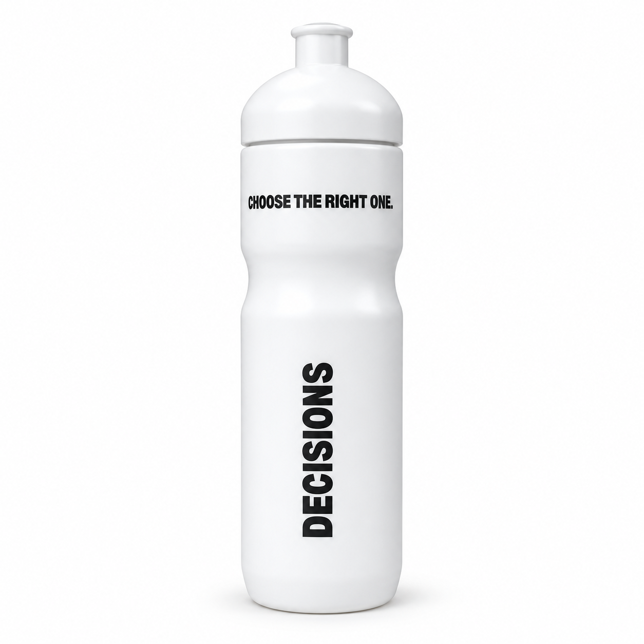 Decisions water bottle